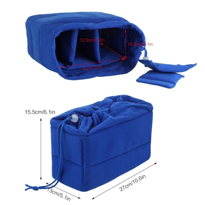 Koolertron Shockproof Camera Bag for SLR SLR TLR Camera Insert Partition Padded Case - Image 2